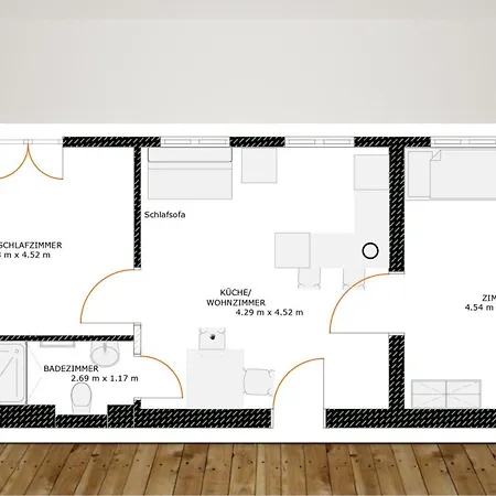 Apartament Wittenau 3